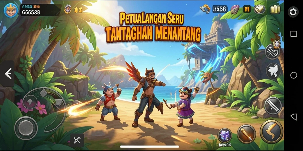 Tampilan gameplay G668 yang menarik dan mendebarkan.