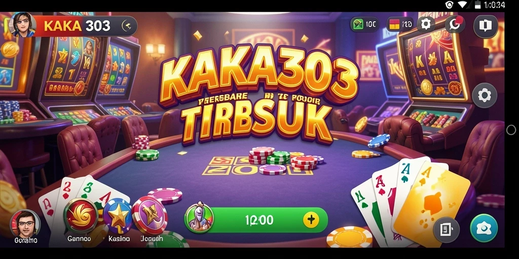 Tampilan menarik dari gameplay kasino KAKA303 yang menghibur.