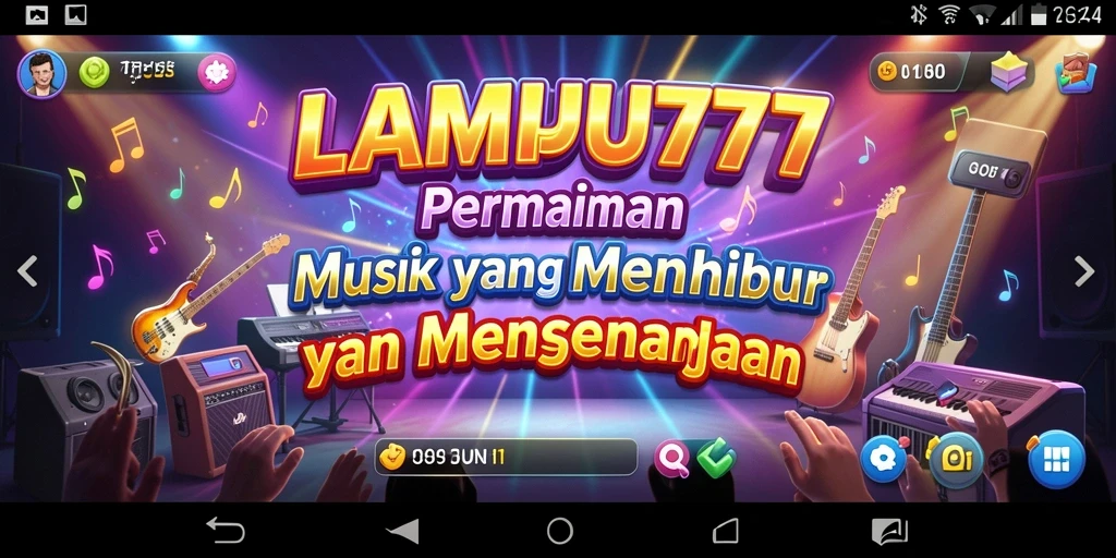 Tampakan menarik gameplay musik LAMPU777 yang menghibur.