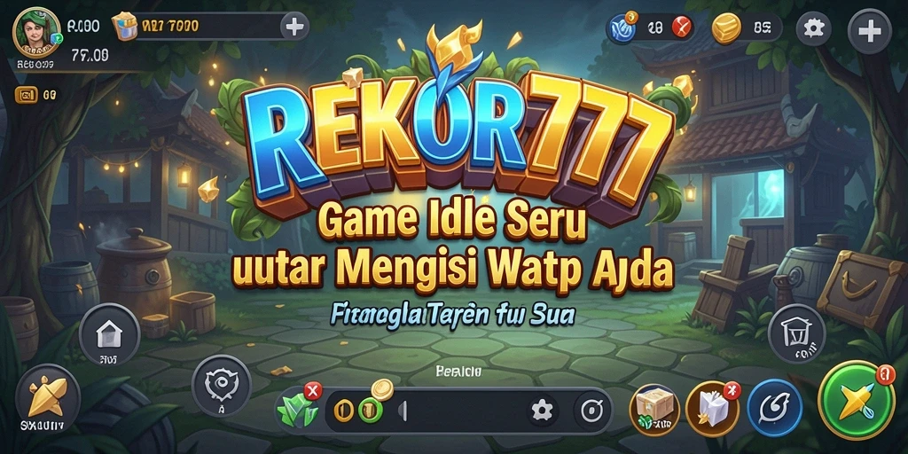 Gameplay seru dan interaktif dari REKOR777 dengan elemen Idle.